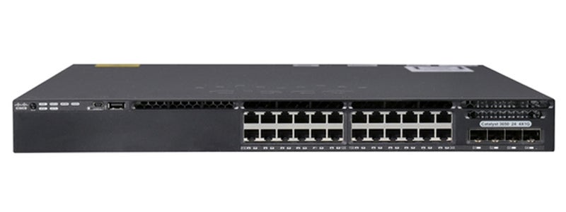 Cisco Catalyst WS-C3650-24TD-L Networking Switch