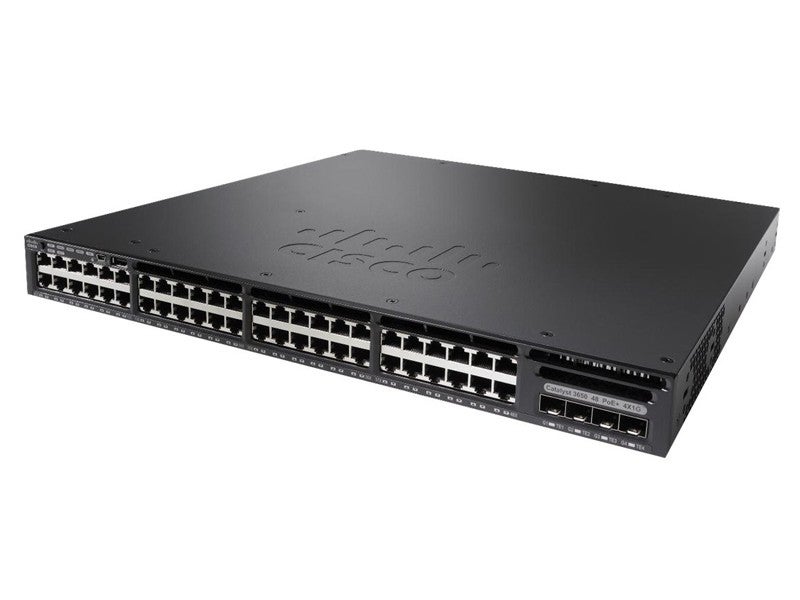 Cisco Catalyst WS-C3650-48FD-L Networking Switch