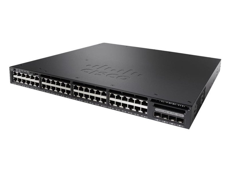 Cisco Catalyst WS-C3650-48PWS-S Networking Switch