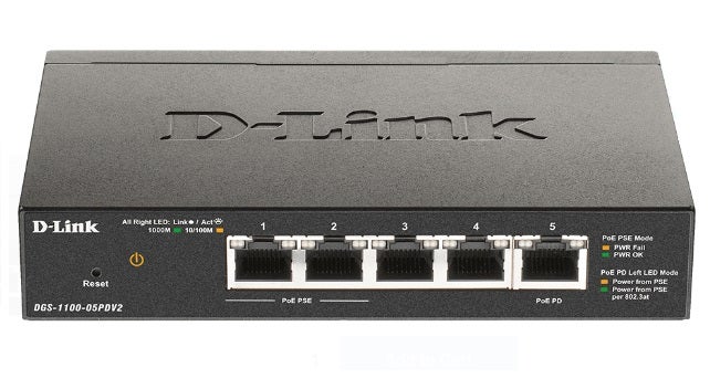 D-Link DGS-1100-05PDV2 Networking Switch