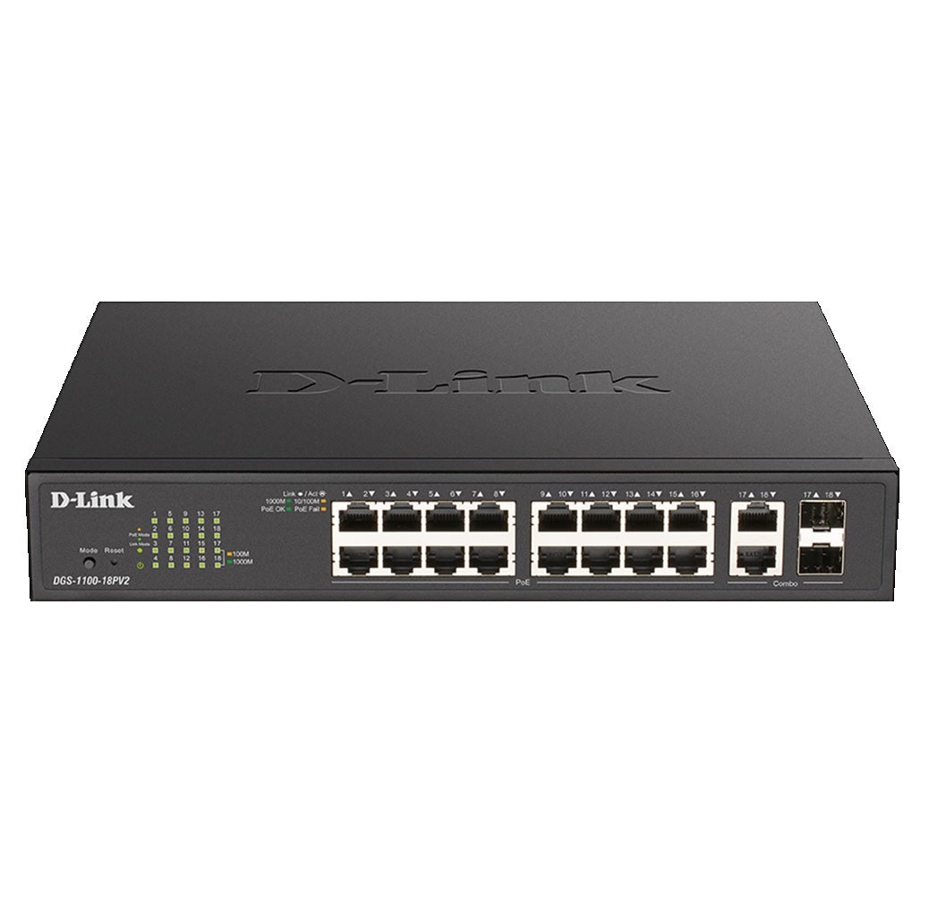 D-Link DGS-1100-18PV2 Networking Switch