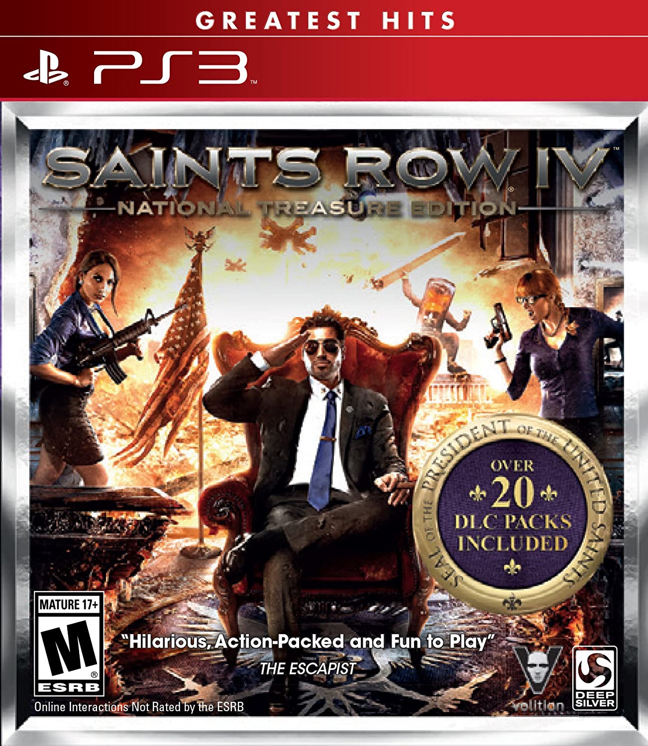 Deep Silver Saints Row IV National Treasure Greatest Hits PS3 Playstation 3 Game