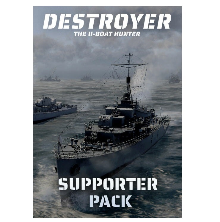 Daedalic Entertainment Destroyer The U Boat Hunter Supporter Pack PC Game