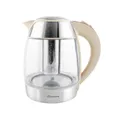 ecHome Glass Electric Kettle 1.8L 360 Cordless Tea Jug Stainless Steel 2200W ESKG18