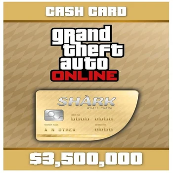 Rockstar Grand Theft Auto Online Whale Shark Cash Card PC Game