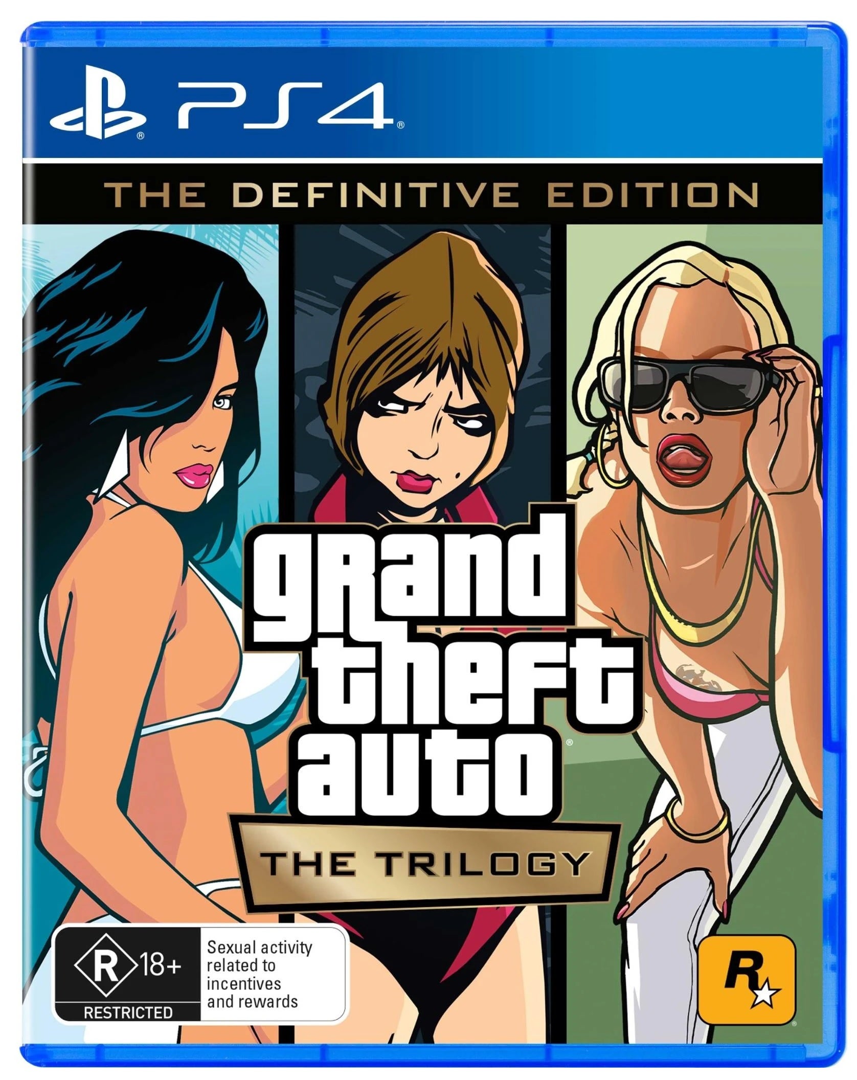 Rockstar Grand Theft Auto The Trilogy The Definitive Edition PS4 Playstation 4 Game