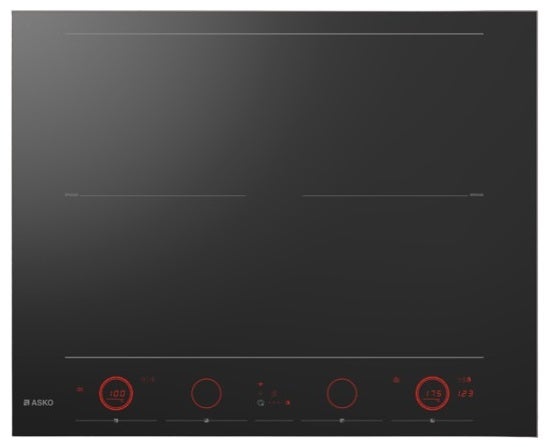 Asko HID654GC 64cm 4 Zone Induction Cooktop