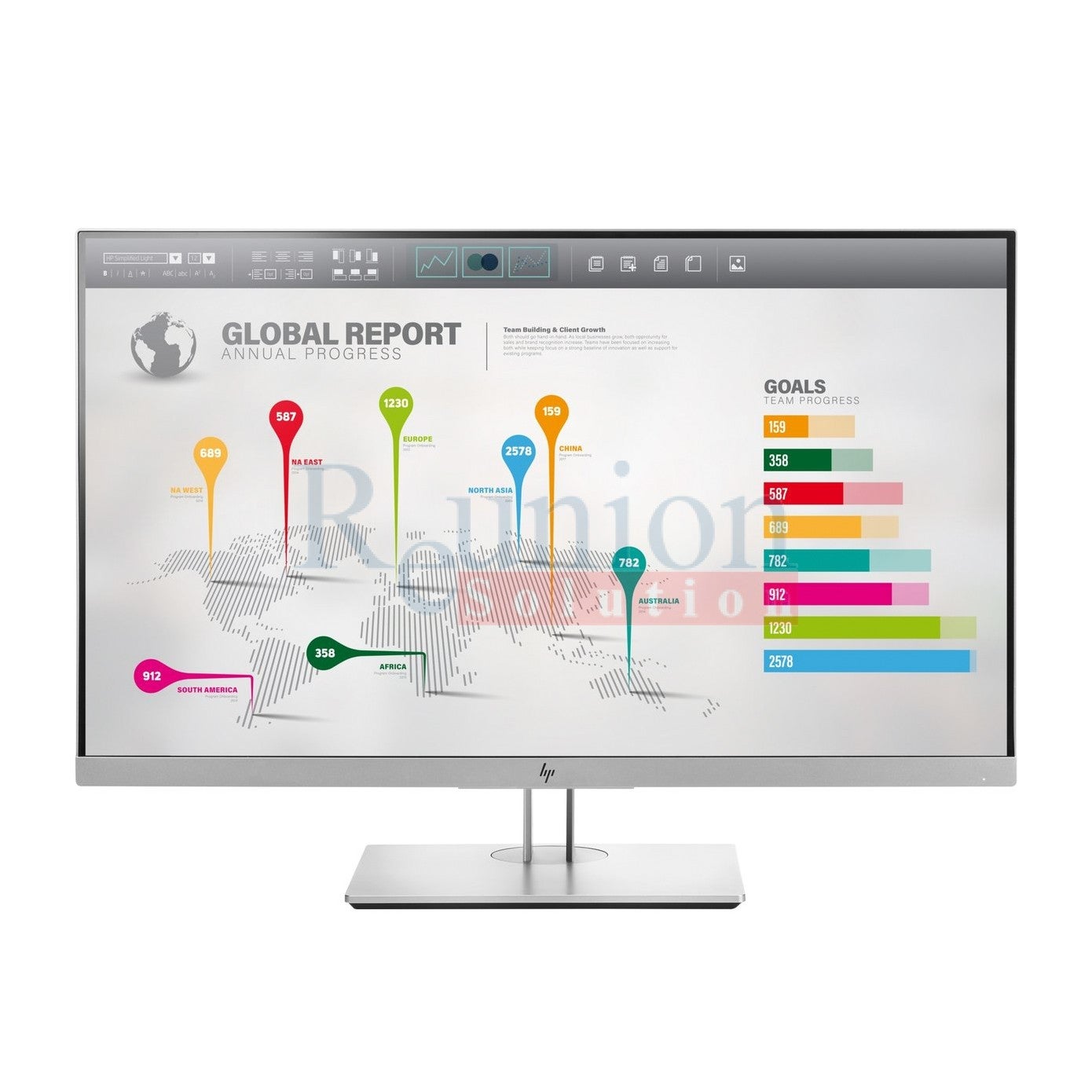 HP EliteDisplay E273q 1FH52AA LED 27inch Monitor