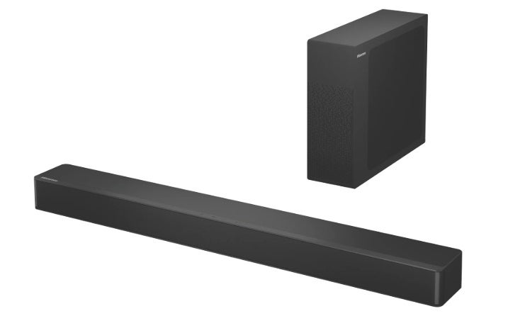 Hisense HS2100 2.1Ch Soundbar with Wireless Subwoofer Speaker