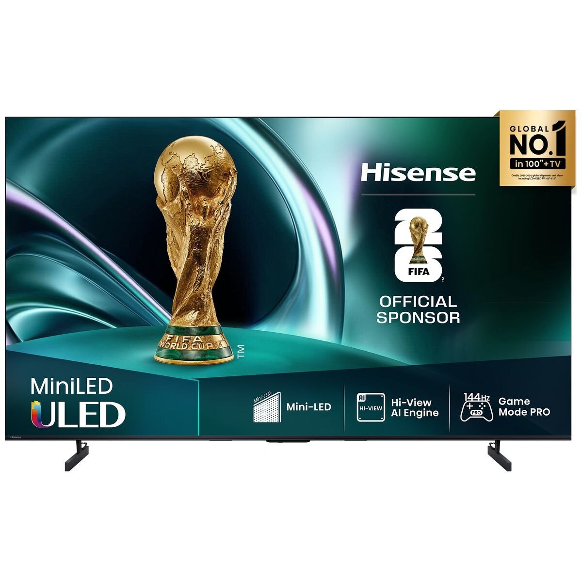 Hisense U6QAU PRO 55-inch ULED Mini-LED QLED 4K Smart TV 2025 (55U6QAU PRO)