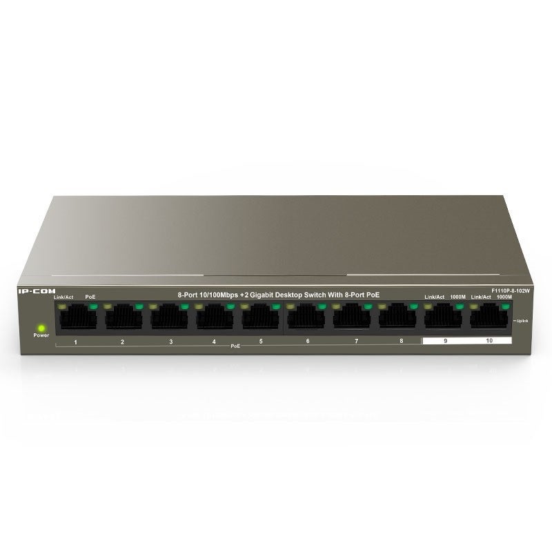 IP Com F1110P-8-102W Networking Switch