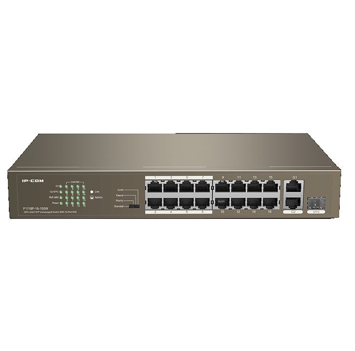 IP Com F1118P-16-150W Networking Switch
