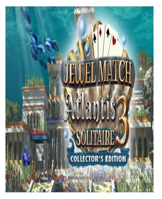 Grey Alien Games Jewel Match Atlantis Solitaire 3 Collectors Edition PC Game