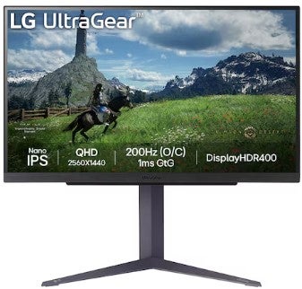 LG UltraGear 27GS85Q-B 27 inch QHD Gaming Monitor