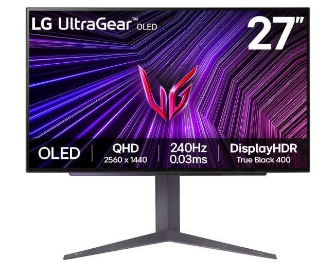 LG UltraGear 27GS93QE-B 27inch OLED QHD Gaming Monitor