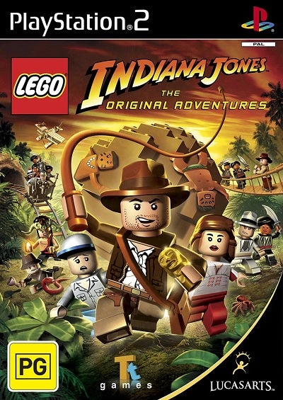 Lucas Art Lego Indiana Jones The Original Adventures Refurbished PS2 Playstation 2 Game