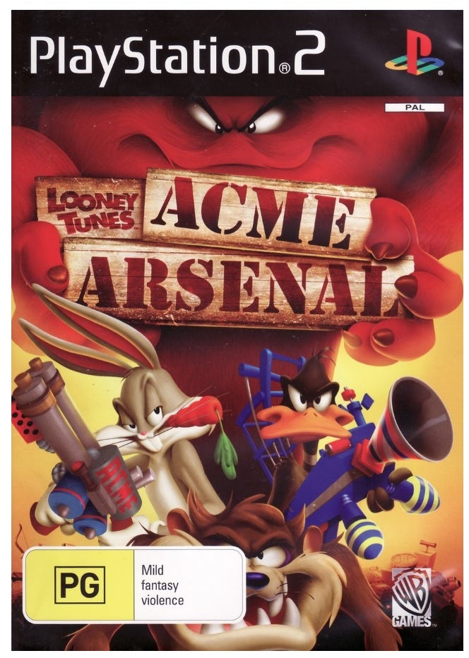 Warner Bros Looney Tunes Acme Arsenal Refurbished PS2 Playstation 2 Game