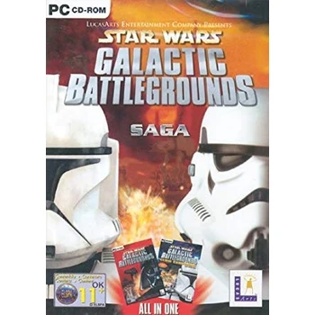 Lucas Art Star Wars Galactic Battlegrounds Saga PC Game