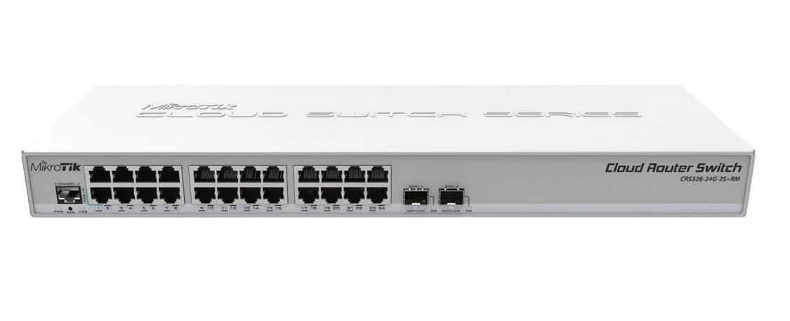 MikroTik CRS326-24G-2S+IN Networking Switch