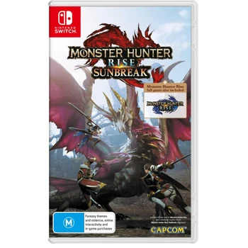 Capcom Monster Hunter Rise Sunbreak Nintendo Switch Game