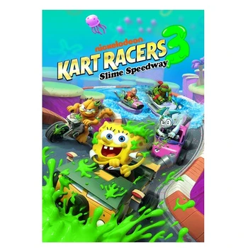 Game Mill Entertainment Nickelodeon Kart Racers 3 Slime Speedway PC Game