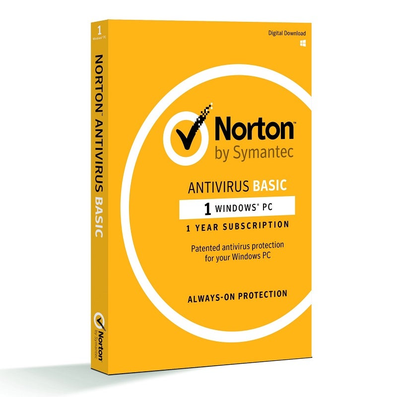 Symantec Norton Antivirus Basic Security Software