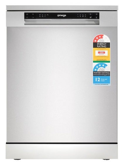 Omega ODWF6014X 12L 6 Programs Freestanding Dishwasher