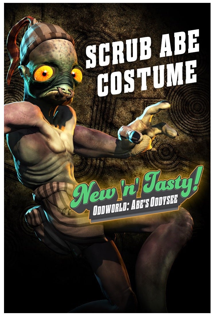 Microsoft Oddworld New N Tasty Scrub Abe Costume PC Game