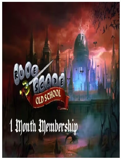 Jagex Old School RuneScape 1 Month Membership PC Game