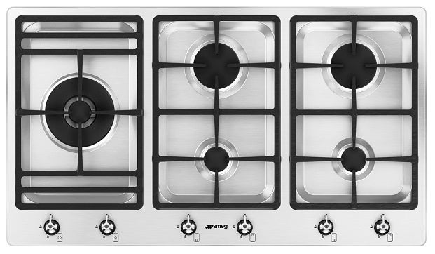 Smeg Classic PSA9062 90cm Natural Gas Cooktop