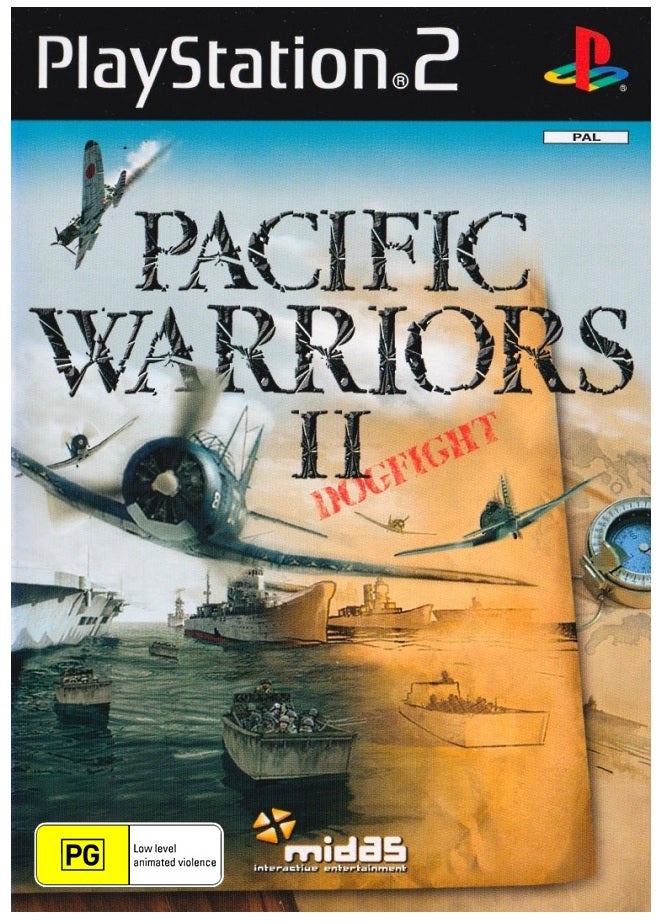 Midas Pacific Warriors 2 Dogfight Refurbished PS2 Playstation 2 Game