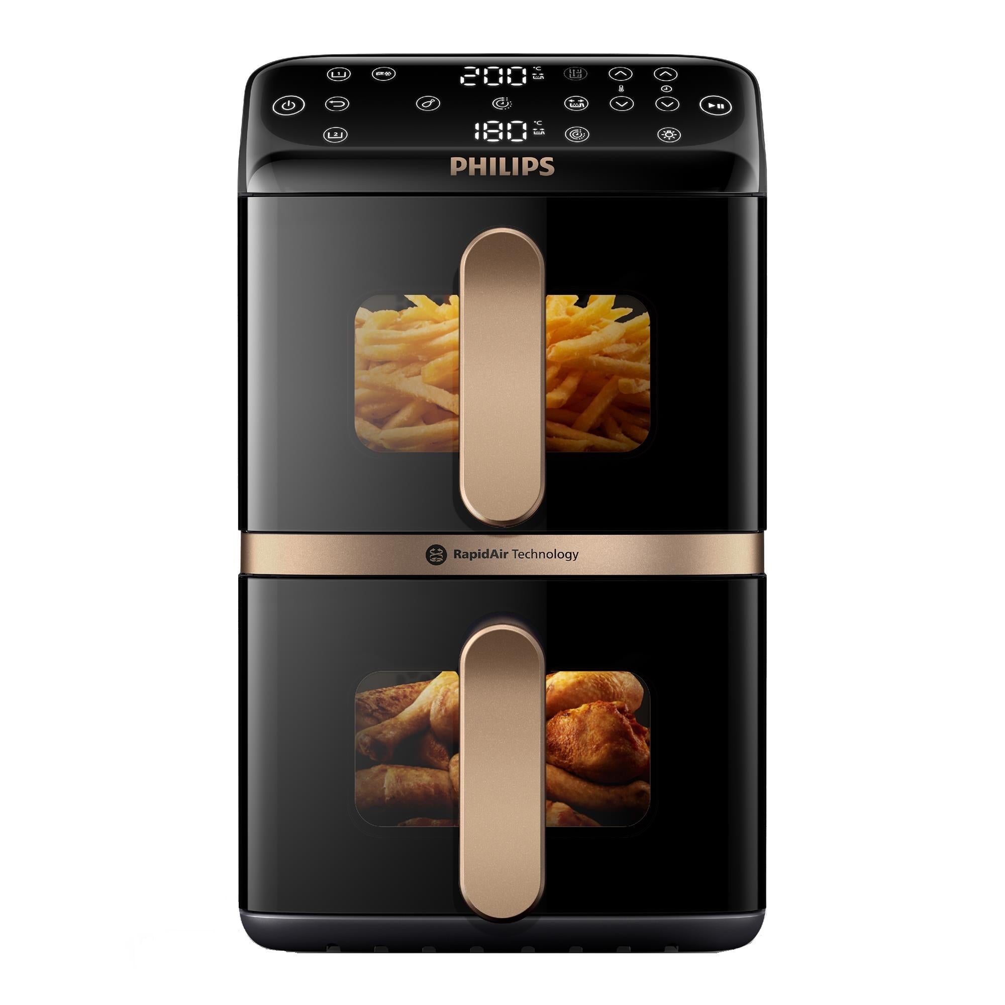 Philips 4000 Series NA462 10L Stacked Dual Basket Air Fryer