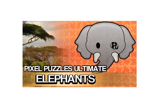 Kiss Games Pixel Puzzles Ultimate Puzzle Pack Elephants PC Game