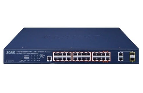 Planet GS-4210-24HP2C 26-Port Networking Switch