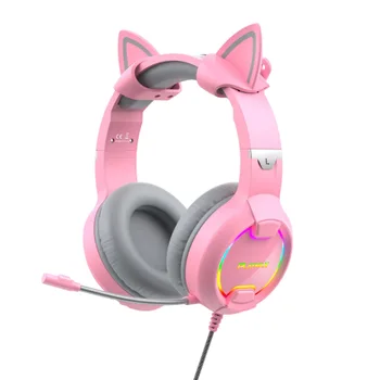 Playmax Taboo Cat Wired Over The Ear Gaming Headphones