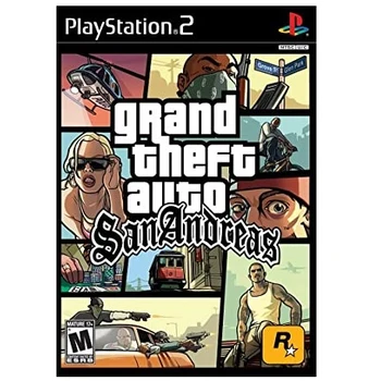 Rockstar Grand Theft Auto San Andreas Refurbished PS2 Playstation 2 Game