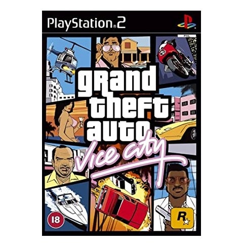 Rockstar Grand Theft Auto Vice City Refurbished PS2 Playstation 2 Game