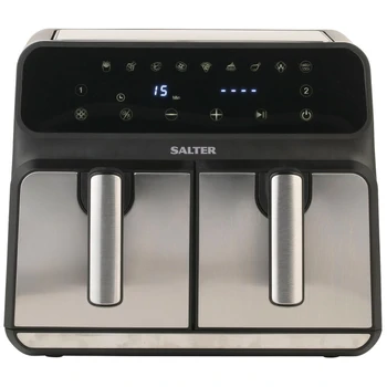 Salter EK5196 7.6L 1700W Sensor Touch Display Dual Digital Air Fryer