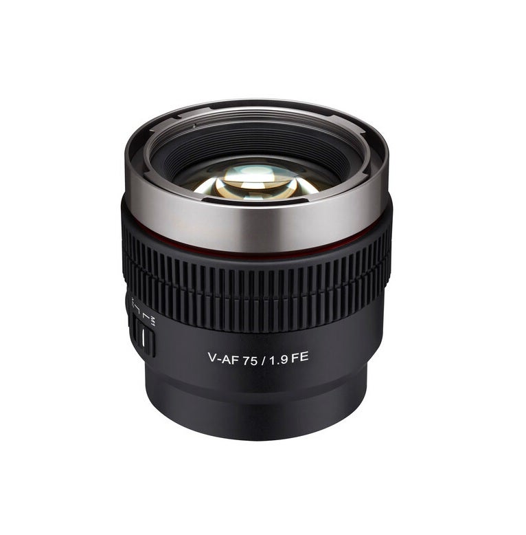 Samyang V-AF 75mm T1.9 FE Wide Angle Lens