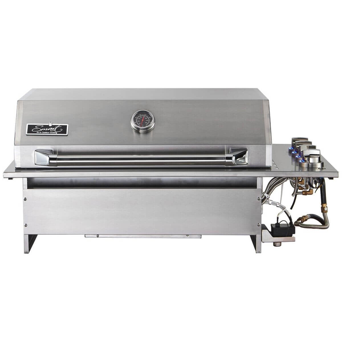 Smart 4000DG-SL 4-Burner Drop-In Gas LPG BBQ Grill