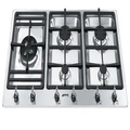 Smeg Classic 90cm 5 Burner Cooktop - Stainless Steel
