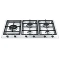 Smeg 90cm Classic 5 Burner Cooktop - Stainless Steel