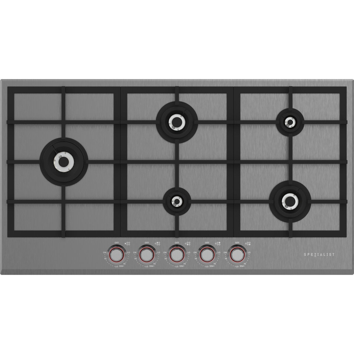 Spezialist S30945SPBBMLPG 94cm LPG Gas Cooktop