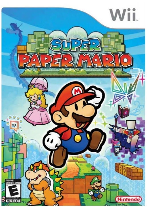 Nintendo Super Paper Mario Refurbished Nintendo Wii Game
