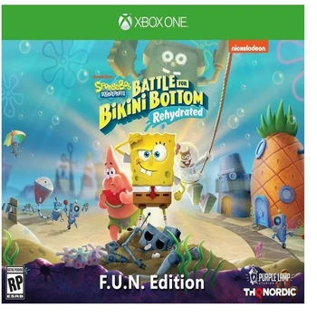 THQ SpongeBob SquarePants Battle For Bikini Bottom Rehydrated Fun Edition Xbox One Game