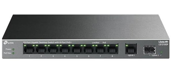 TP-Link LS1210GP 10-Port Networking Switch