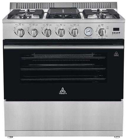 Trinity TRFSGO901LPG 90cm Freestanding Gas Oven