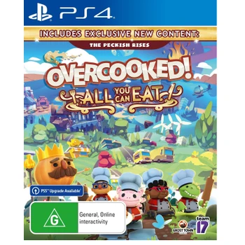 Team17 Software Overcooked All You Can Eat PS4 Playstation 4 Game