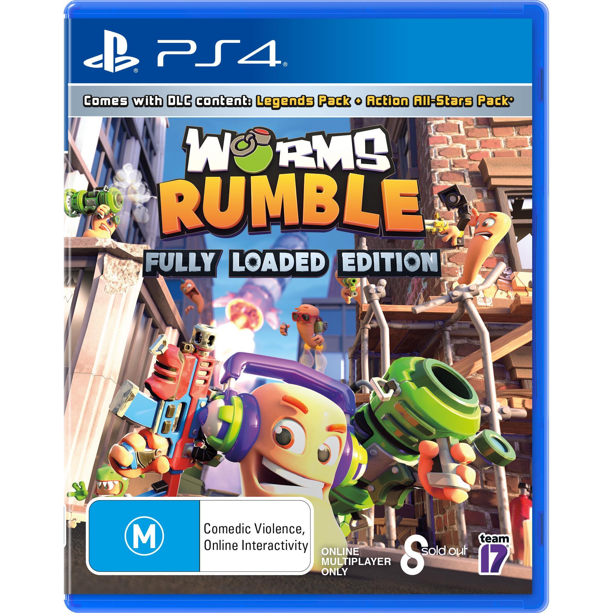 Team17 Software Worms Rumble Fully Loaded Edition PS4 Playstation 4 Game