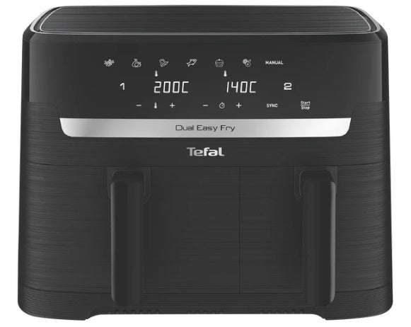 Tefal EY901N 8.3L Dual Easy Fry Essential Air Fryer